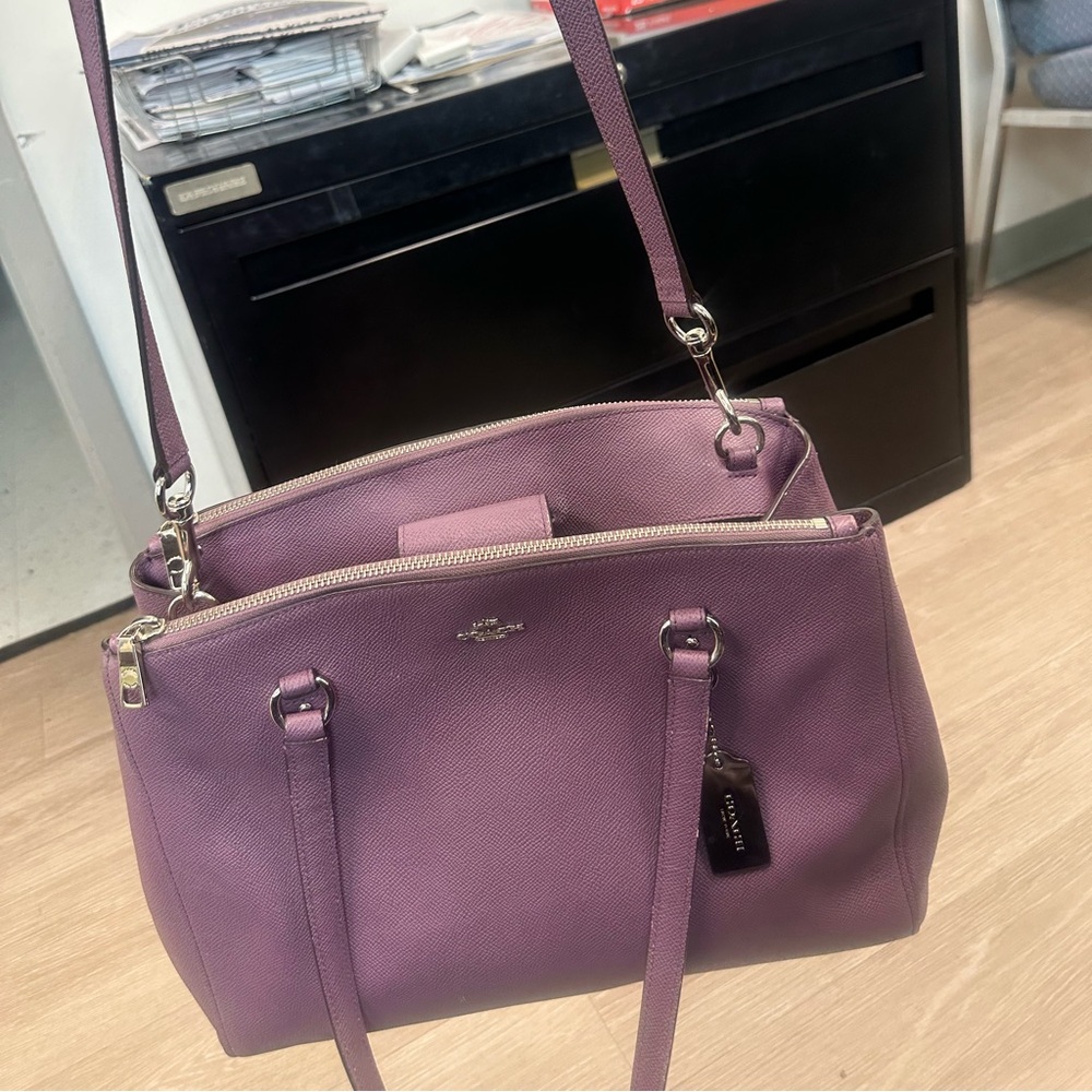 Lilac Coach purse.